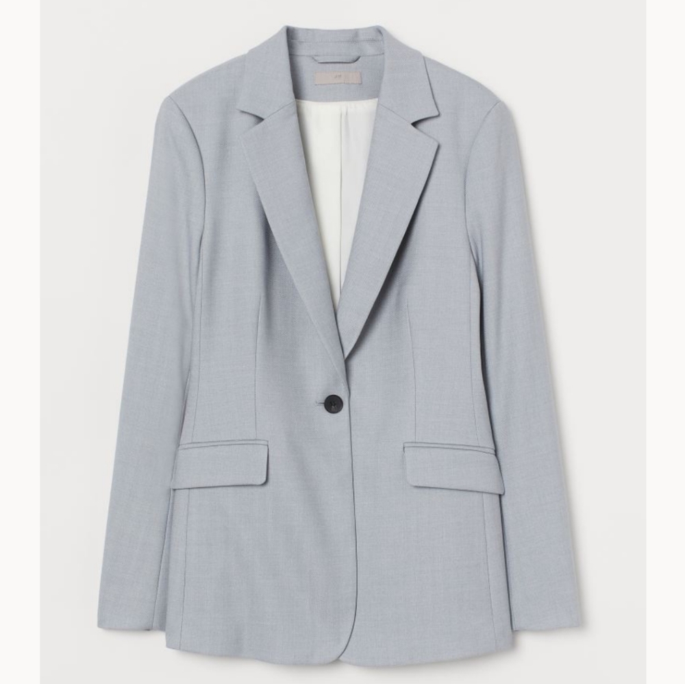 COPY - HM grey textured blazer